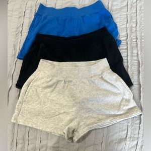Hollister High Rise Sweat shorts *set of 3*